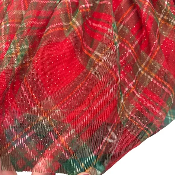 Girl’s Merry Everything Christmas Holiday Tulle Long Sleeve Dress Size 6/6X NWT - Picture 9 of 9